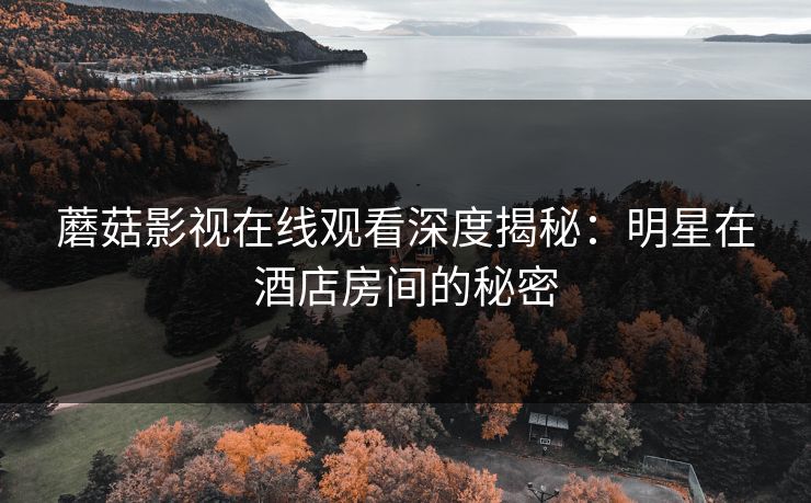 蘑菇影视在线观看深度揭秘：明星在酒店房间的秘密