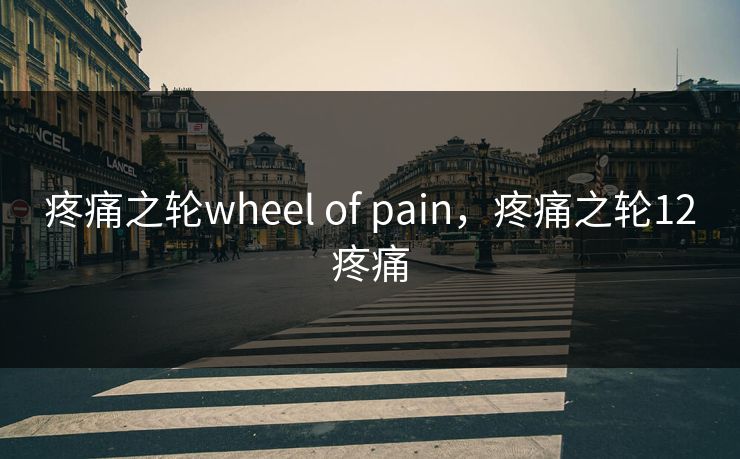 疼痛之轮wheel of pain，疼痛之轮12疼痛